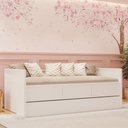 Ver imagem 1 de Bicama Babá Ambiente Lais Branco Acetinado - Carolina