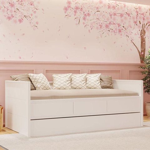 Bicama Babá Ambiente Lais Branco Acetinado - Carolina