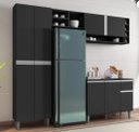 Ver imagem 1 de Cozinha Vanessa Preto Fosco 230m Ajl