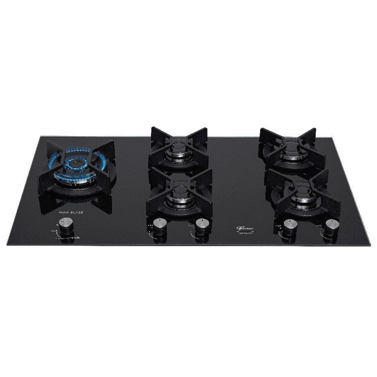 Fogão Cooktop Fischer 5Q TC Infinity Duo Blaze Gás Mesa Vidro 31800