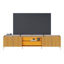 Ver imagem 1 de Rack para Tv até 85 Polegadas Maggiore 4 Portas com Led Naturale - Colibri