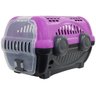 Caixa de Transporte Cães e Gatos Plástica Número N1 Raças Pequenas Luxo Furacão Pet - 2