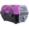 Caixa de Transporte Cães e Gatos Plástica Número N1 Raças Pequenas Luxo Furacão Pet - 1