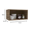 Ver imagem 3 de Armário de Cozinha Modulado Maxxi G772 c/ 1 Porta Basculante Nogal - Kappesberg