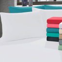 Ver imagem 1 de Lençol Avulso Com Elástico Casal Malha Penteada Branco