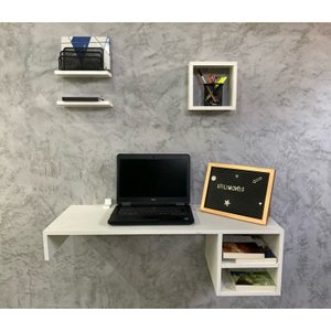 Escrivaninha Suspensa Paris - 100% Mdf Premium