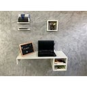 Ver imagem 3 de Escrivaninha Suspensa Paris - 100% Mdf Premium