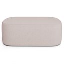 Ver imagem 5 de Puff Decorativo Orgânico para Living Quarto 100cm Doha W01 Linho Bege - Lyam Decor