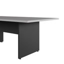 Ver imagem 5 de Mesa Reunião Escritório 180cm X 90cm Cinza S Pr Pé Painel F5 Cor:cinza Sagrado com Preto