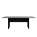 Ver imagem 3 de Mesa Reunião Escritório 180cm X 90cm Cinza S Pr Pé Painel F5 Cor:cinza Sagrado com Preto