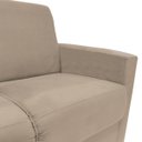 Ver imagem 5 de Sofá 2 Lugares Sala de Estar Recepção Suede Vitoria Bege Claro