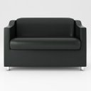 Ver imagem 3 de Poltrona Namoradeira Recepção Clinica Dentista – Balaqui Decor Cor:Preto
