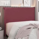 Ver imagem 2 de Cabeceira Queen 160cm Luna Veludo Vinho - Lucadi Home