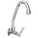 Ver imagem 1 de Torneira para Cozinha 1168 Metal Cromado C-70 Bica Móvel Parede com Sistema 1/4 de Volta LP