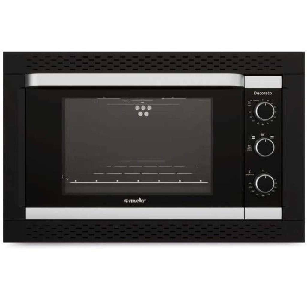 Forno de Embutir Elétrico Mueller Decoratto 44L 220V Preto