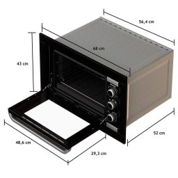 Forno de Embutir Elétrico Mueller Decoratto 44L 220V Preto - 5