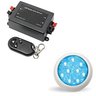 LED Piscina - Kit 1 LED Monocromático 9W com Central e Controle - Branco - Encaixe 3/4" - 1