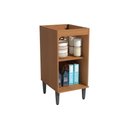 Ver imagem 3 de Balcão de Cozinha Linna T720 C/ 1 Porta S/ Tampo 40cm Canela/grafite - Kappesberg