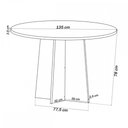 Ver imagem 4 de Mesa de Jantar 6 Lugares Virginia com Vidro Mel/Off White/Veludo Rosa - Viero Móveis