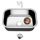 Ver imagem 3 de Cuba Pia Inox 47x30x17 - Inox 304 - American Steel