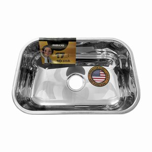 Cuba Pia Inox 47x30x17 - Inox 304 - American Steel
