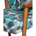 Ver imagem 3 de Poltrona Estampada com Pé de Madeira Priscila Espresso Móveis