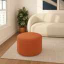 Ver imagem 1 de Puff Puf Banqueta Redondo Boucle Terra Cota