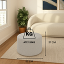 Ver imagem 2 de Puff Puf Banqueta Redondo Boucle Terra Cota