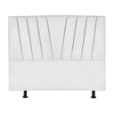 Ver imagem 2 de Cabeceira Casal Queen Size Cama Estofada 160 Cm Antonella Corino:branco