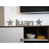 Letra Decorativa Concreto Nome Palavra Luan Estrela - 2