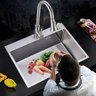 Cuba Pia Gourmet Inox 304 Nano Silver 60x45cm Guimmis.casa - 5