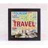 Quadro Cofre Porta Moedas Quadrado - Travel 822 - 2