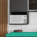 Ver imagem 2 de Armario Nicho Microondas 58 cm Etna Grafite Poliman