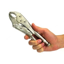 Alicate De Pressão Cromado Mordente Curvo 10Pol 250mm Brasfort - 4