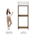 Ver imagem 7 de Porta-Geladeira Madesa Lux 1 Porta Basculante Rustic/Branco Veludo