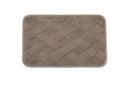 Ver imagem 1 de Tapete para Banheiro Conforto Antiderrapante 38x58cm - Marrom