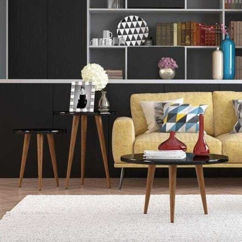 Mesa Lateral Legs Patrimar - Preto