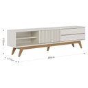 Ver imagem 3 de Rack Bancada Veneza Off White Matte – Colibri