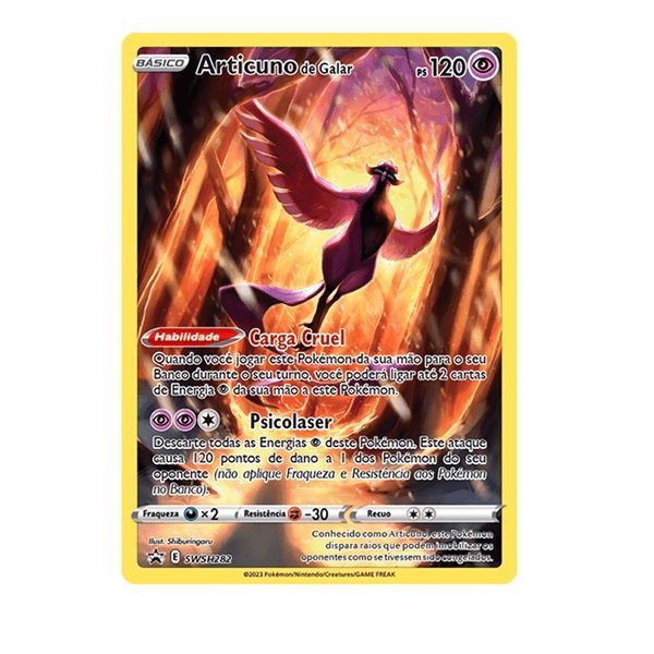 Pokemon TCG Estampas Ilustradas 3 Latas Articuno Zapdos Moltres De