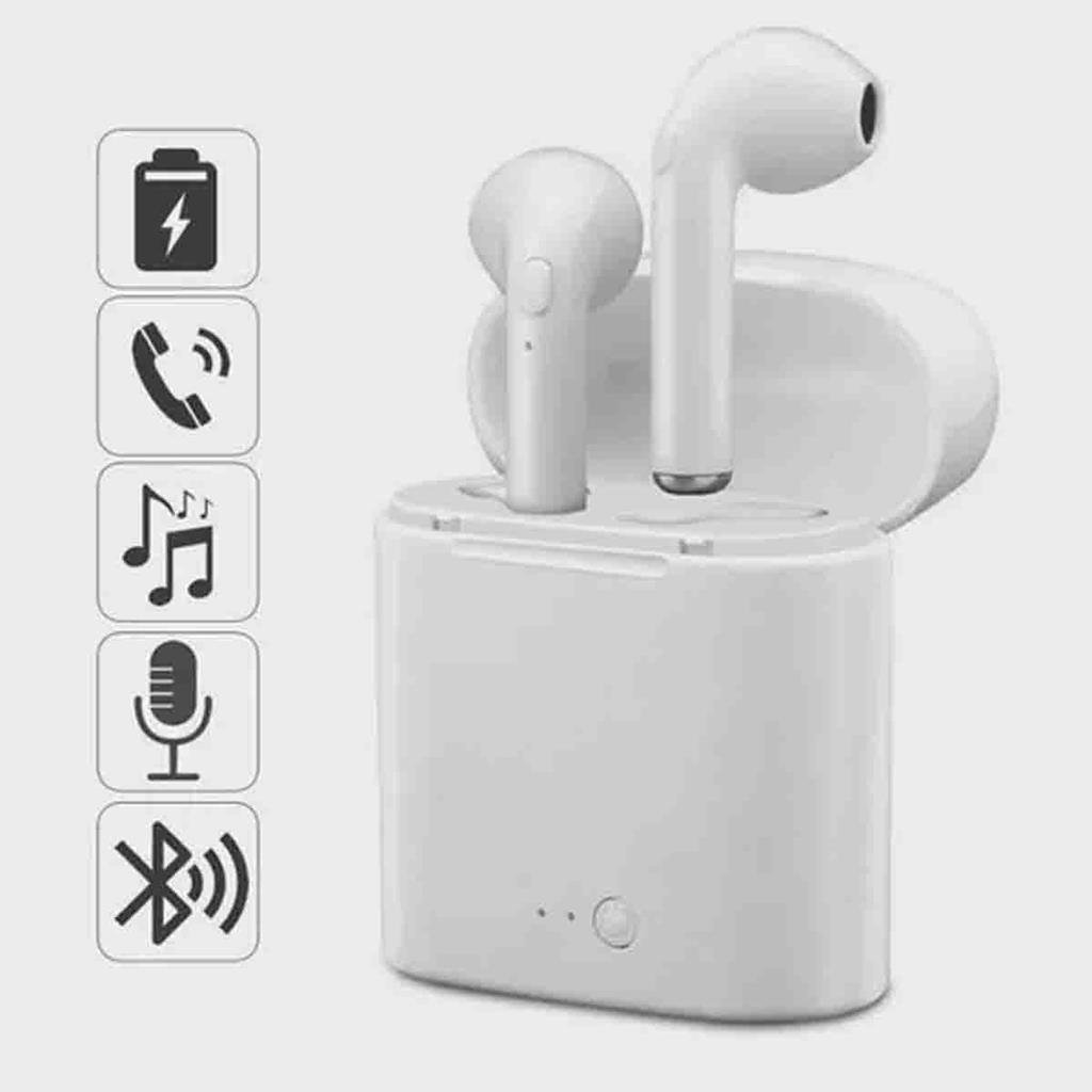 Fone De Ouvido Bluetooth I7 Tws In-ear Sem Fio Recarregável - 2