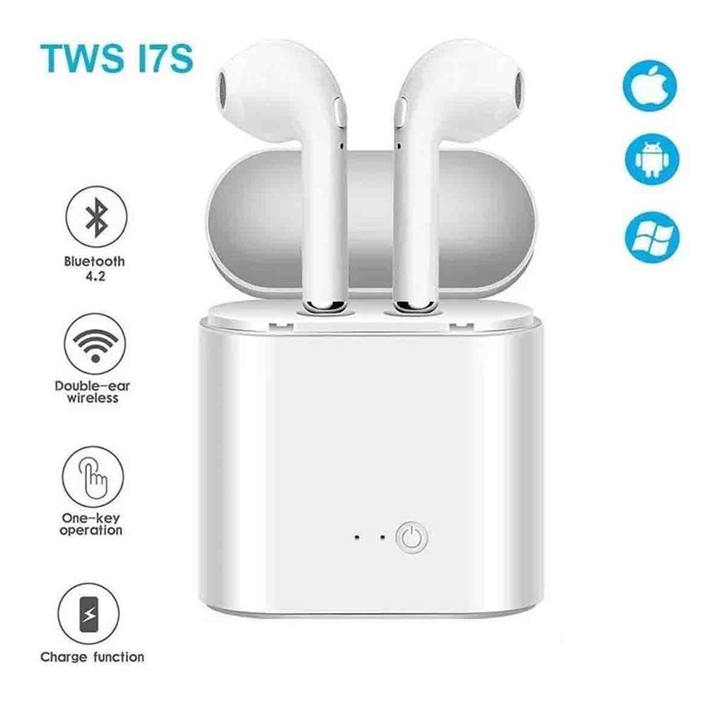 Fone De Ouvido Bluetooth I7 Tws In-ear Sem Fio Recarregável - 4