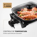 Ver imagem 4 de Panela Elétrica Mondial Multicook Premium 1200w 220v Preto - Pe-49-rc