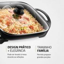 Ver imagem 5 de Panela Elétrica Mondial Multicook Premium 1200w 220v Preto - Pe-49-rc