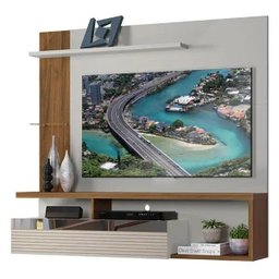 Painel Home Para Tv Até 60“ Tijuca MDP e MDF com Espelho Decorativo - Línea Brasil - 1