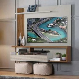 Painel Home Para Tv Até 60“ Tijuca MDP e MDF com Espelho Decorativo - Línea Brasil - 2