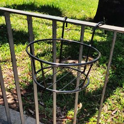 Suporte para Vasos De Plantas e Flores Suspenso de Ferro - 4
