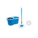 Ver imagem 1 de Balde Spin Mop 360 Centrifuga 2 Esfregão Cesto Inox Azul