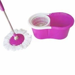 Mop Esfregão Com Balde De Cesto Plástico - 5