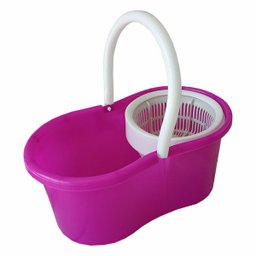 Mop Esfregão Com Balde De Cesto Plástico - 4