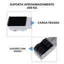 Ver imagem 2 de Suporte Base Geladeira, Fogão, Máquina Lavar com Rodinhas